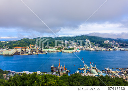 View of Nagasaki Port from Mt. Nabekan [Nagasaki City] 67418680