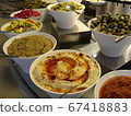 Israeli specialty food chickpea paste 67418883