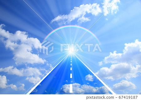 The way to the blue sky 67419187