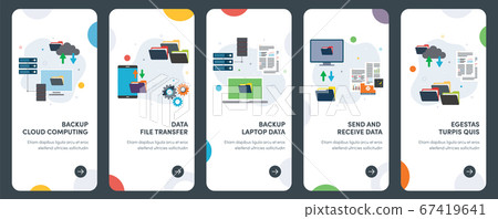 Backup, cloud computing, data and transfer file Backup, cloud computing, data and transfer file 67419641