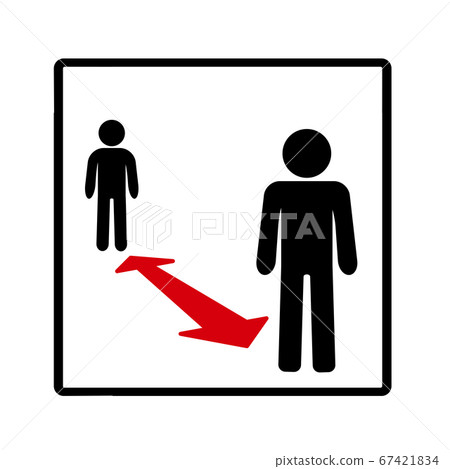 社交距離圖片 67421834