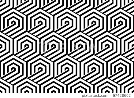 Abstract geometric pattern with stripes, lines. 67428602