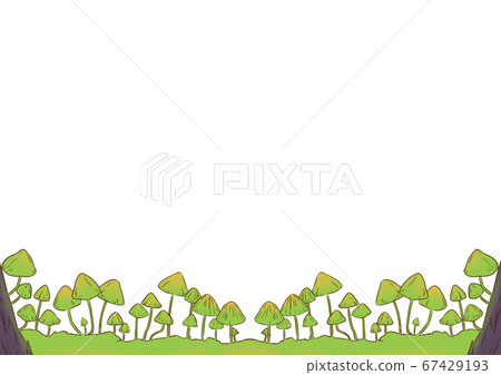 Shining mushroom frame 67429193