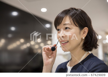 Business woman coworking space sharing office with an income Business woman coworking space sharing office with an income 67429809