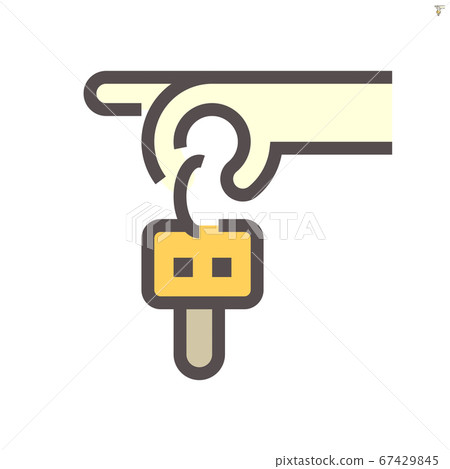 Car key and hand to show car sale concept vector Car key and hand to show car sale concept vector 67429845