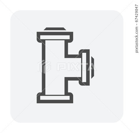 pipe connector icon 67429847