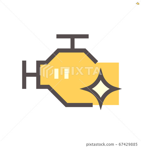 Engine car new and good condition vector icon 67429885