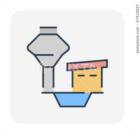 water tank icon 67429887