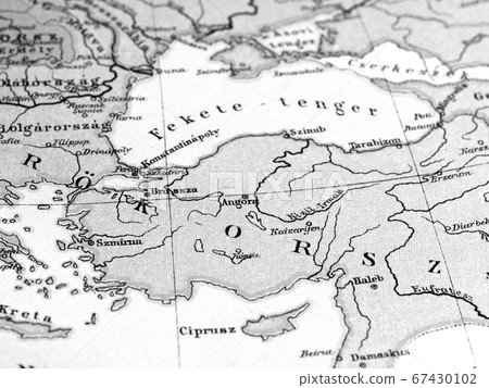 Old map Turkey 67430102