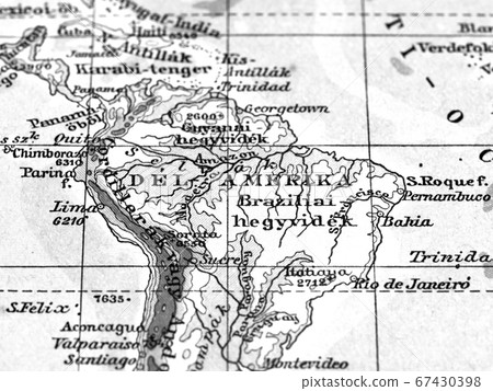 Old Map Brazil Old Map Brazil 67430398