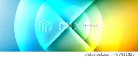 Vector abstract background - circle and cross on fluid gradient with shadows and light effects. Techno or business shiny design templates for text Vector abstract background - circle and cross on fluid gradient with shadows and light effects. Techno or business shiny design templates for text 67431023