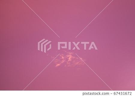 Colorful sky at sunrise with small cloud, 67431672