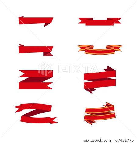 Ribbon banner Vector illustration 67431770