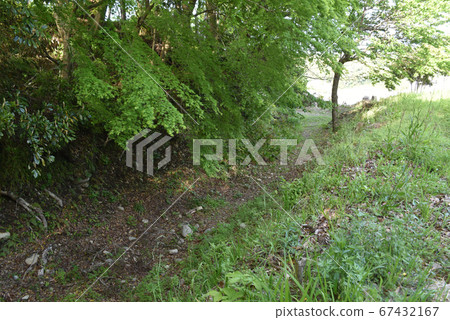 Futata Castle Ruins: An excavation between the Ninomaru and the Kurashiki 67432167