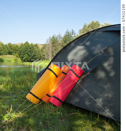 Campsite near the river 67432199