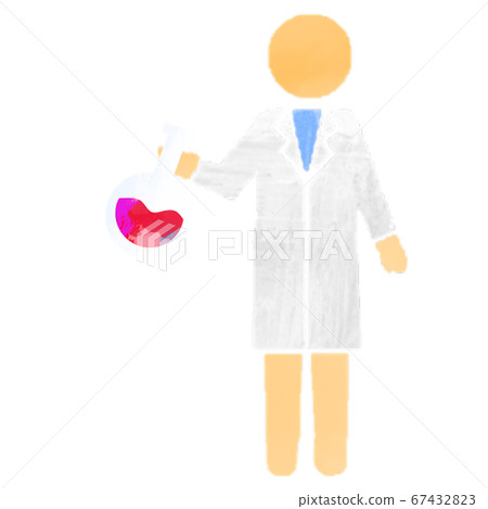 Scientists with flasks 67432823