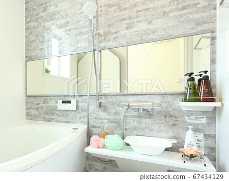 A beautiful unit bath of model house A beautiful unit bath of model house 67434129