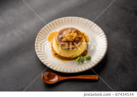 Vietnamese pudding with condensed milk 67434534