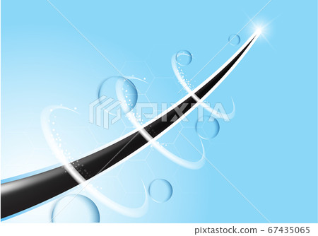 Hair care serum follicle diagnostics. Anatomy skin, medical human, epidermis layer, vector illustration design. Hair care serum follicle diagnostics. Anatomy skin, medical human, epidermis layer, vector illustration design. 67435065