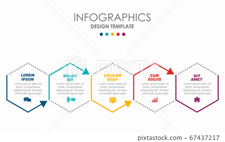 Infographic design template with place for your data. Vector illustration. Infographic design template with place for your data. Vector illustration. 67437217
