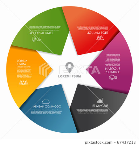 Infographic design template with place for your data. Vector illustration. Infographic design template with place for your data. Vector illustration. 67437218