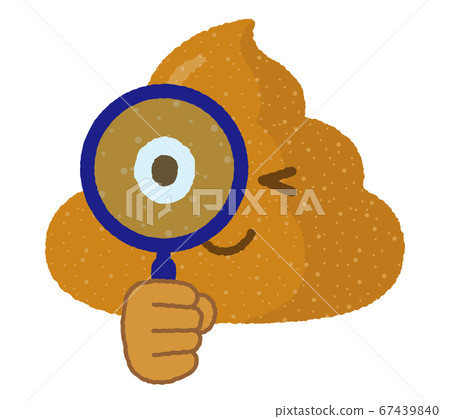 Poop character (poop to observe with magnifying glass) 67439840