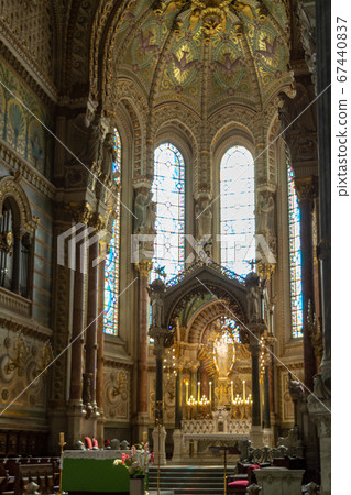 The Basilica of Notre Dame de Fourviere in Lyon 67440837