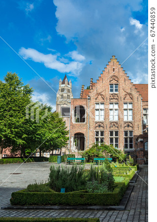 The Hospital of St. John and waterway in Bruges The Hospital of St. John and waterway in Bruges 67440859