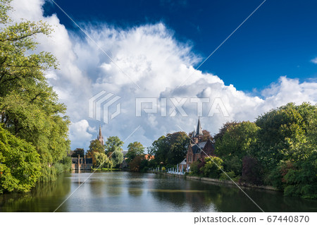 Minnewater Lake in Bruges 67440870