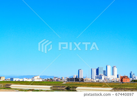 名古屋市的風景,名古屋站前建築物及其周圍 名古屋市的風景,名古屋站前建築物及其周圍 67440897