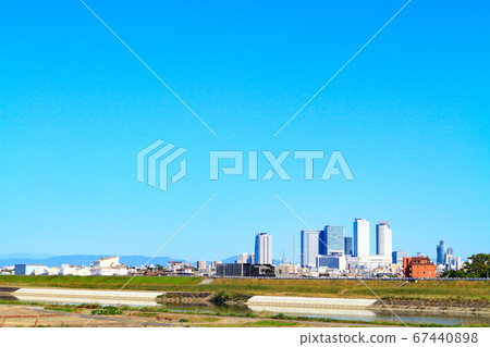 名古屋市的風景,名古屋站前建築物及其周圍 名古屋市的風景,名古屋站前建築物及其周圍 67440898