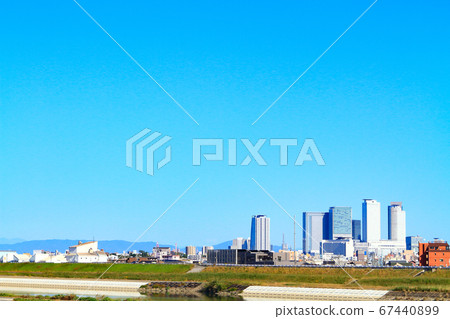 名古屋市的風景,名古屋站前建築物及其周圍 名古屋市的風景,名古屋站前建築物及其周圍 67440899