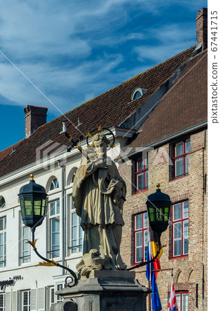 Statue of Saint Joannes Nepomucenus in Bruges 67441715