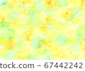 Watercolor background material yellow 67442242