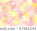 Watercolor background material pink 67442244