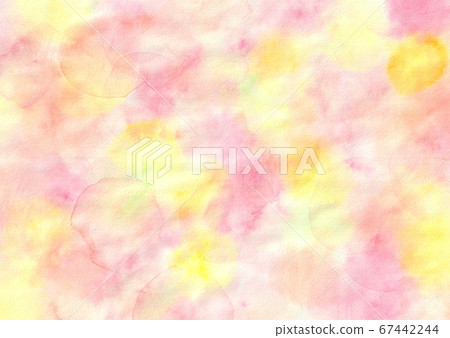水彩背景素材粉紅色 67442244