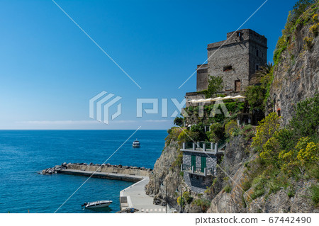 Castle of Monterosso al mare in Italy, the cinque 67442490