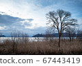 Winter Lake Biwa Lakeside 67443419