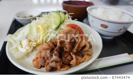 Meat barbecue set meal 67443474