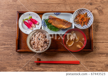 Side dishes of rice japanese food Side dishes of rice japanese food 67443523
