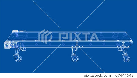 3D outline conveyor belt 3D outline conveyor belt 67444542