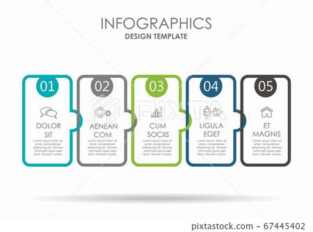 Infographic design template with place for your data. Vector illustration. Infographic design template with place for your data. Vector illustration. 67445402