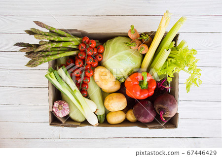 Healthy lifestyle starts from eating more vegetables 67446429