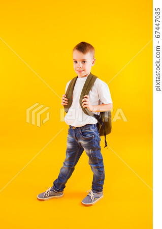 The cute little boy starts school life The cute little boy starts school life 67447085