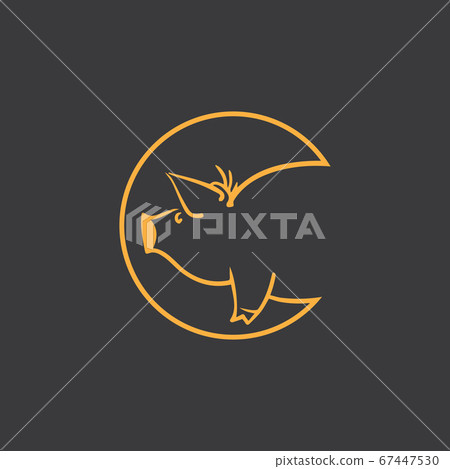 Cartoon pig Design illustration 67447530