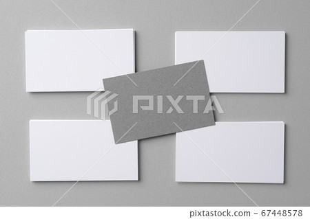 Business mock up cards with copy space on grey Business mock up cards with copy space on grey 67448578