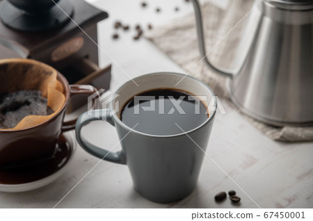 dripping coffee image with mug , paper filter and dripping coffee image with mug , paper filter and 67450001