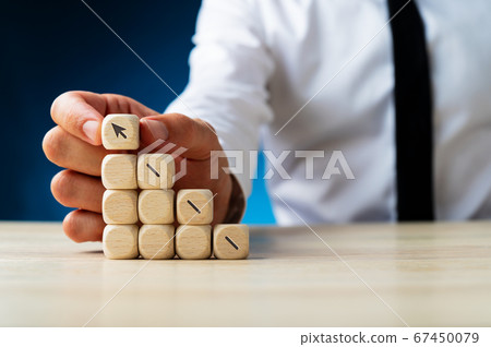 Conceptual image of business success 67450079