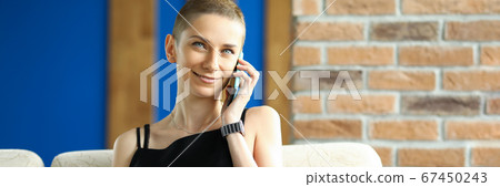 Lovely pensive person in black 67450243