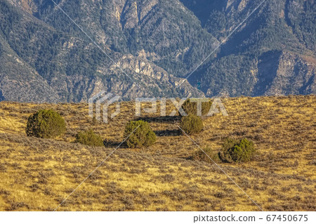Rugged peaks of Mount Nebo seen from Bald Mountain 67450675